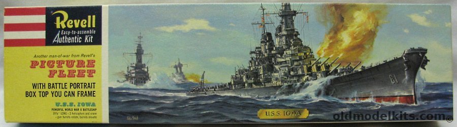 Revell 1/535 BB-61 USS Iowa Battleship - Picture Fleet Issue, H369-198 plastic model kit